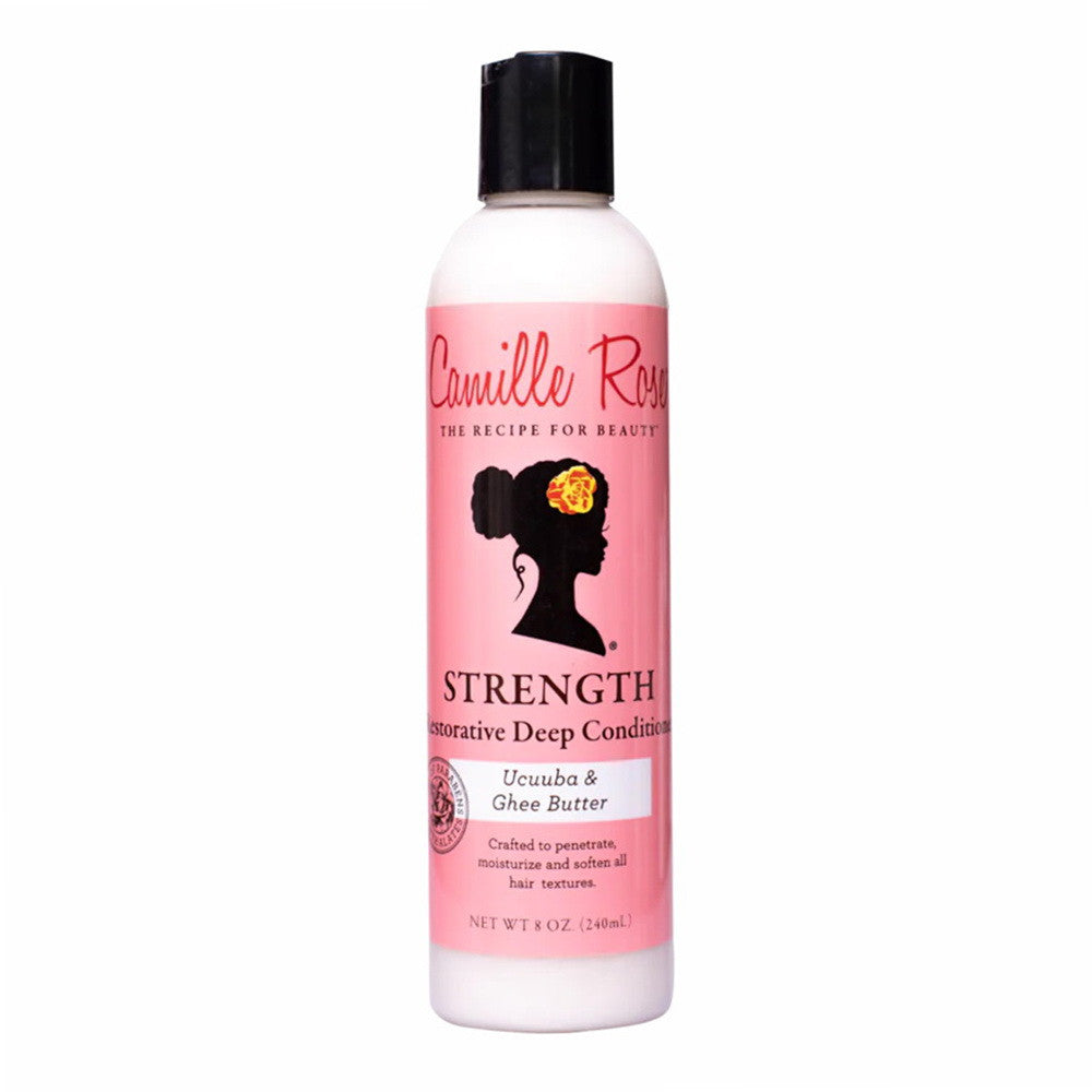 Camille Rose Strength Restorative Deep Conditioner with Ucuuba and Ghee Butter, 8 Oz
